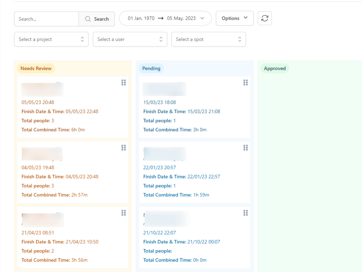 14all Forms web app map view