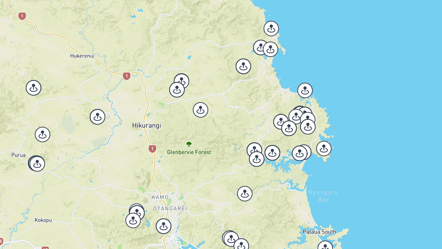 14all Forms web app map view
